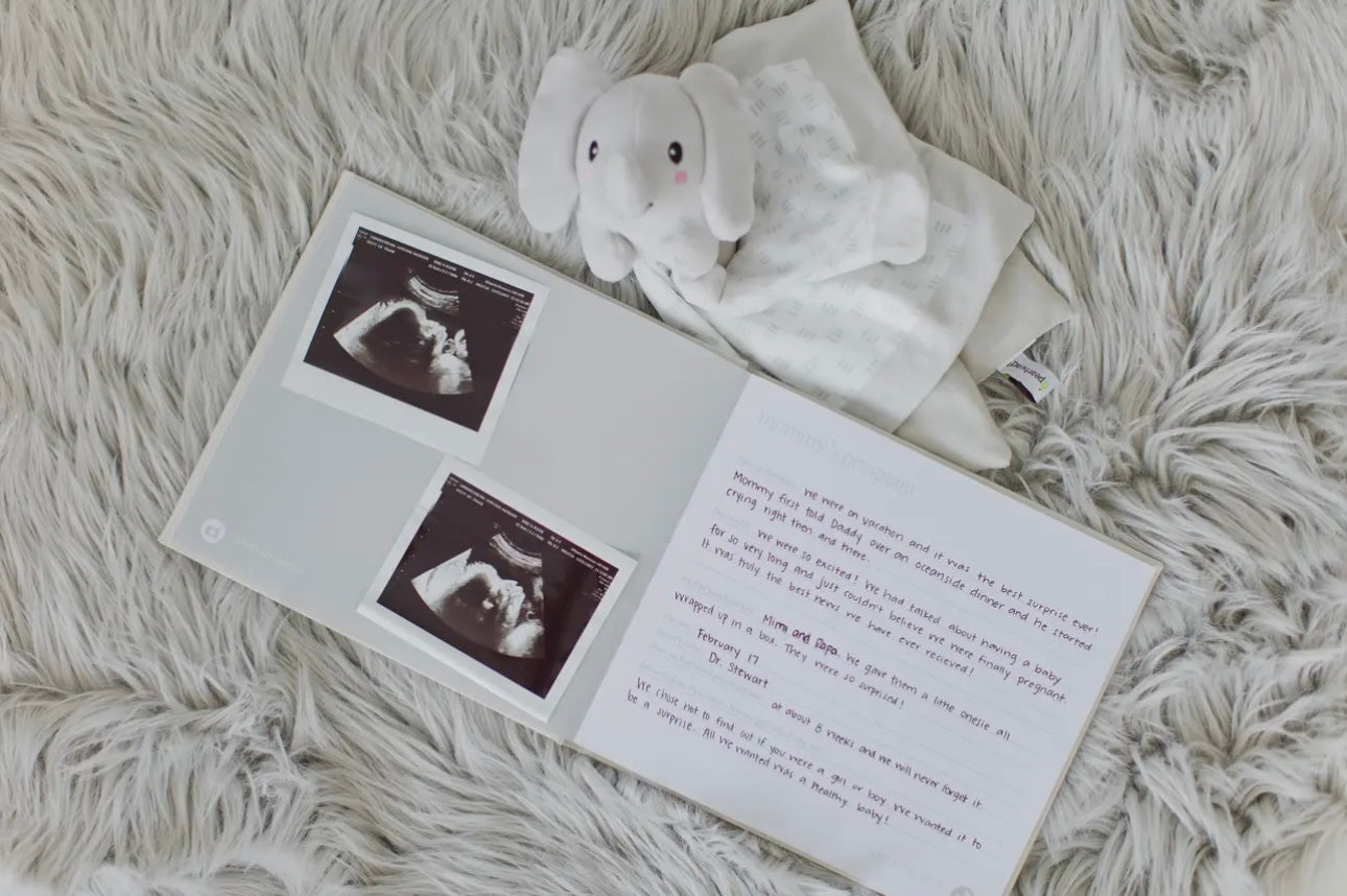 Linen Baby Memory Book