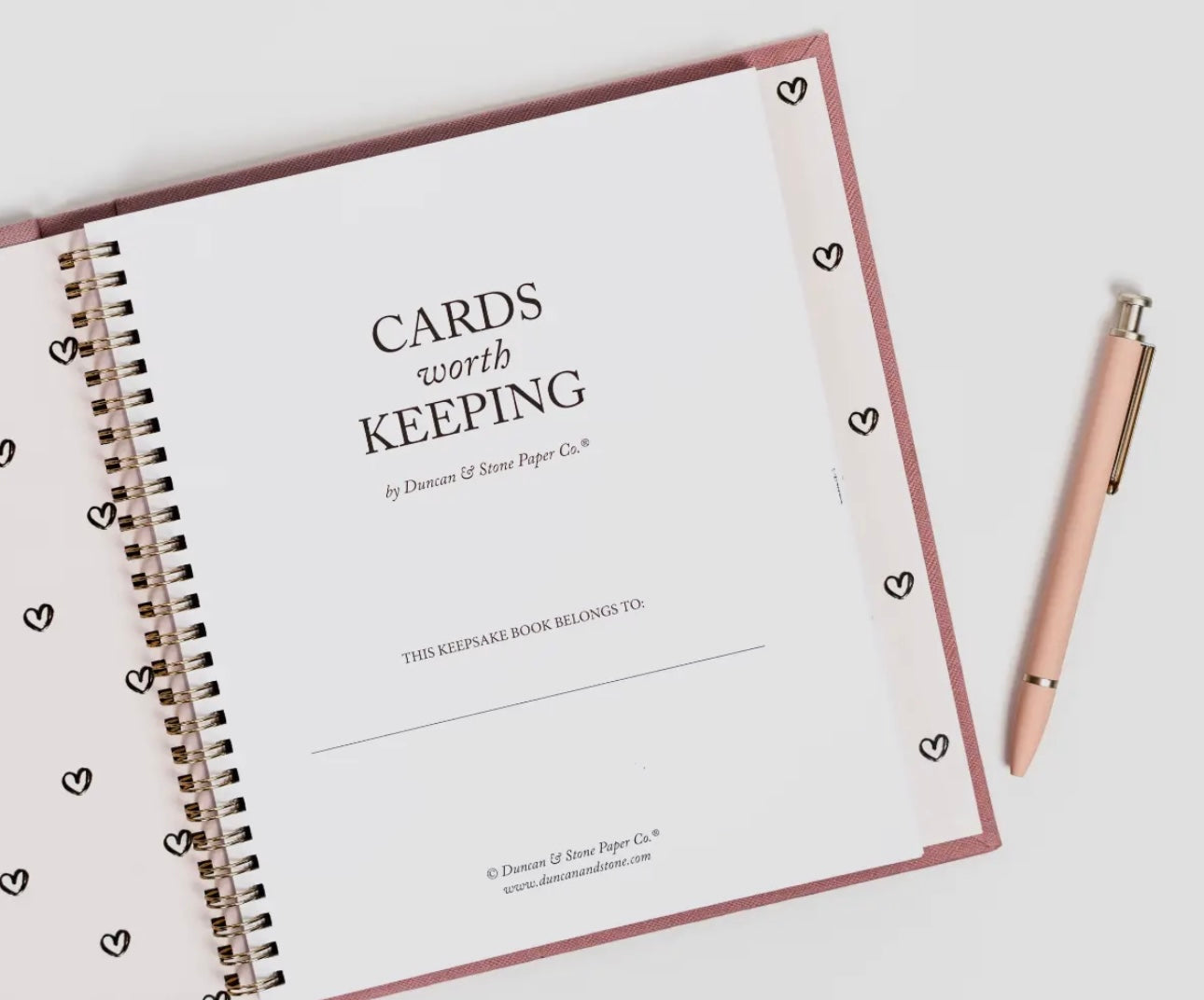 Cards Worth Keeping Journal