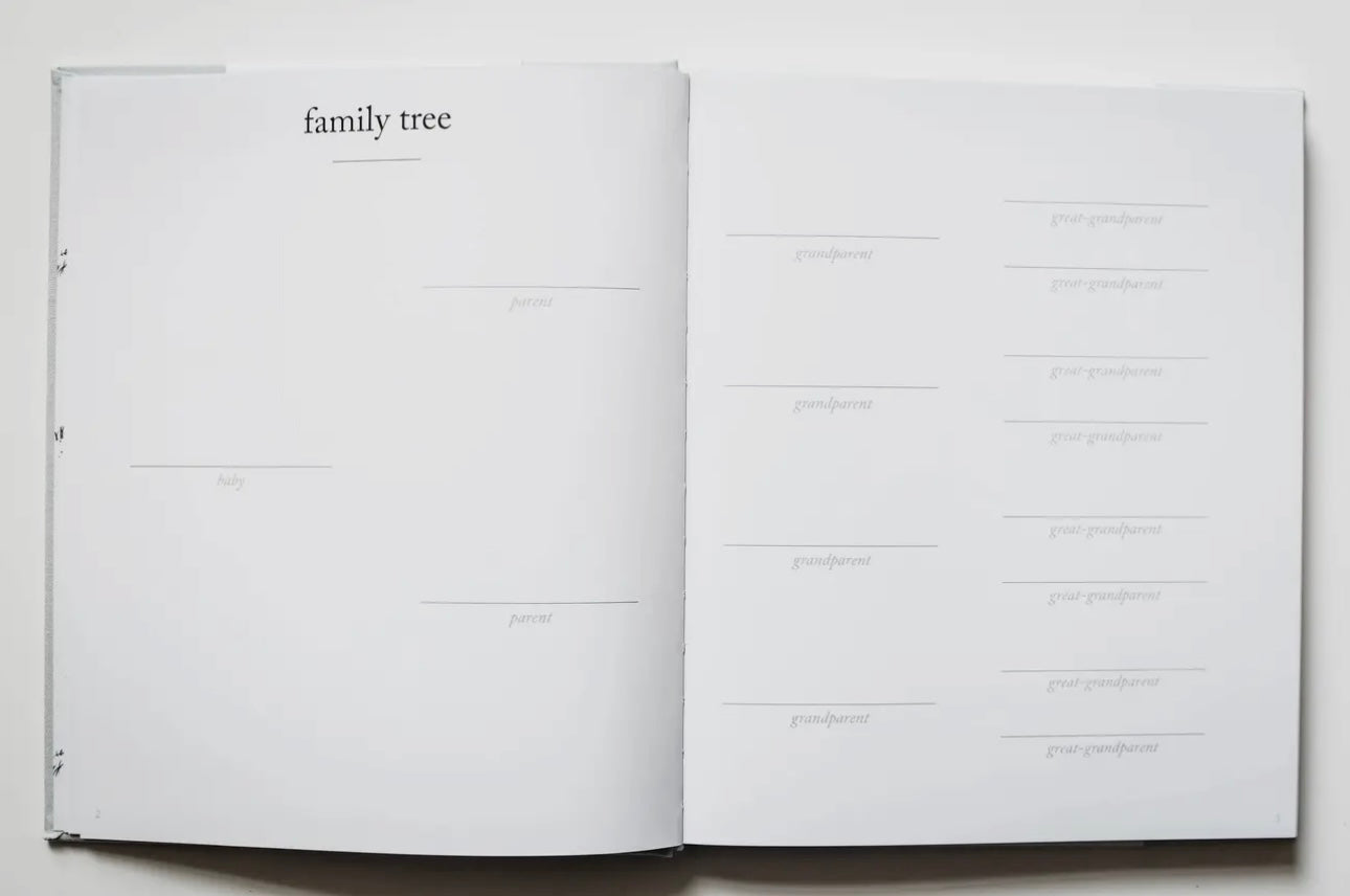 Baby’s First Year Memory Book & Photo Album - Sky Blue