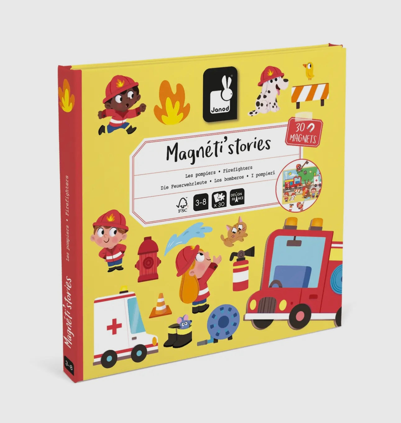 Magnetic Stories Book - Firefighters