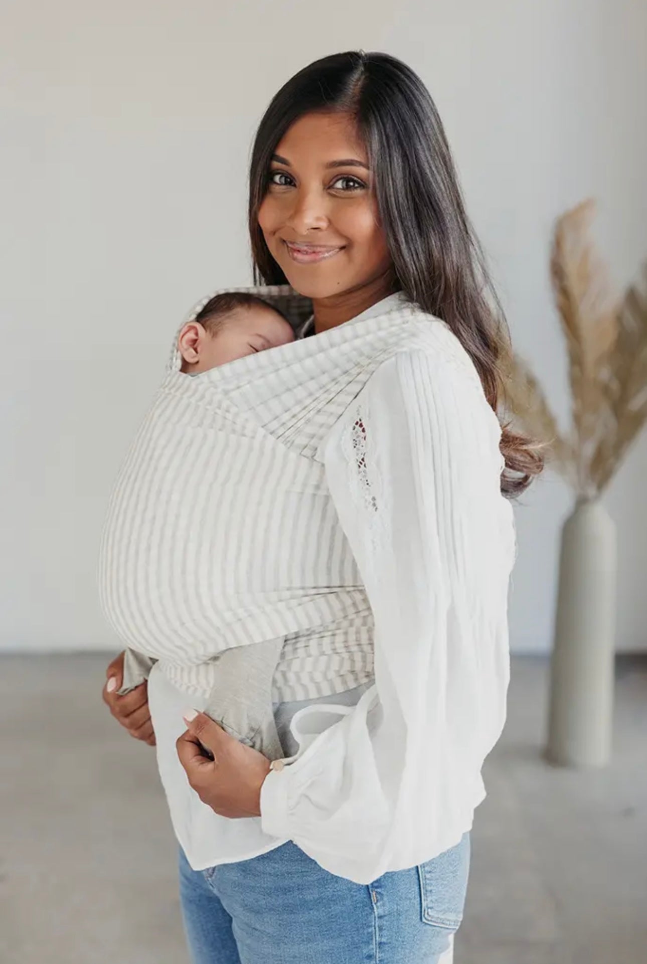 Solly Baby Wrap - Driftwood Stripe