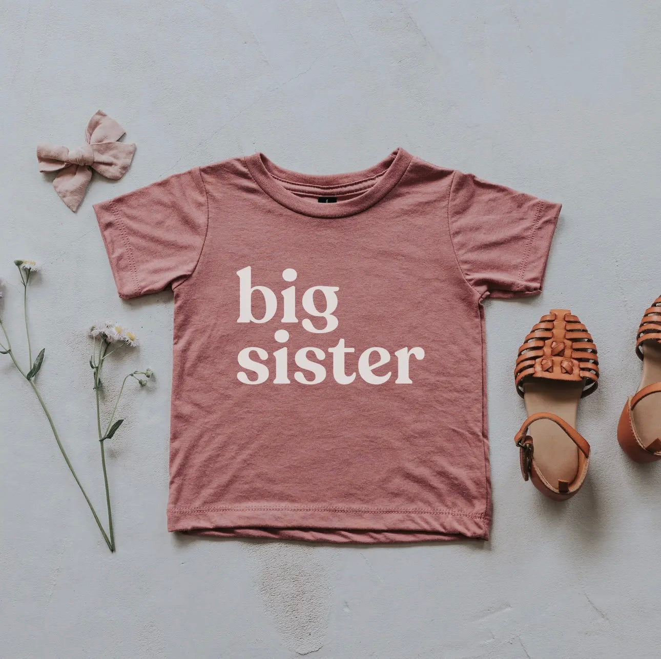 Big Sister Tee - Mauve