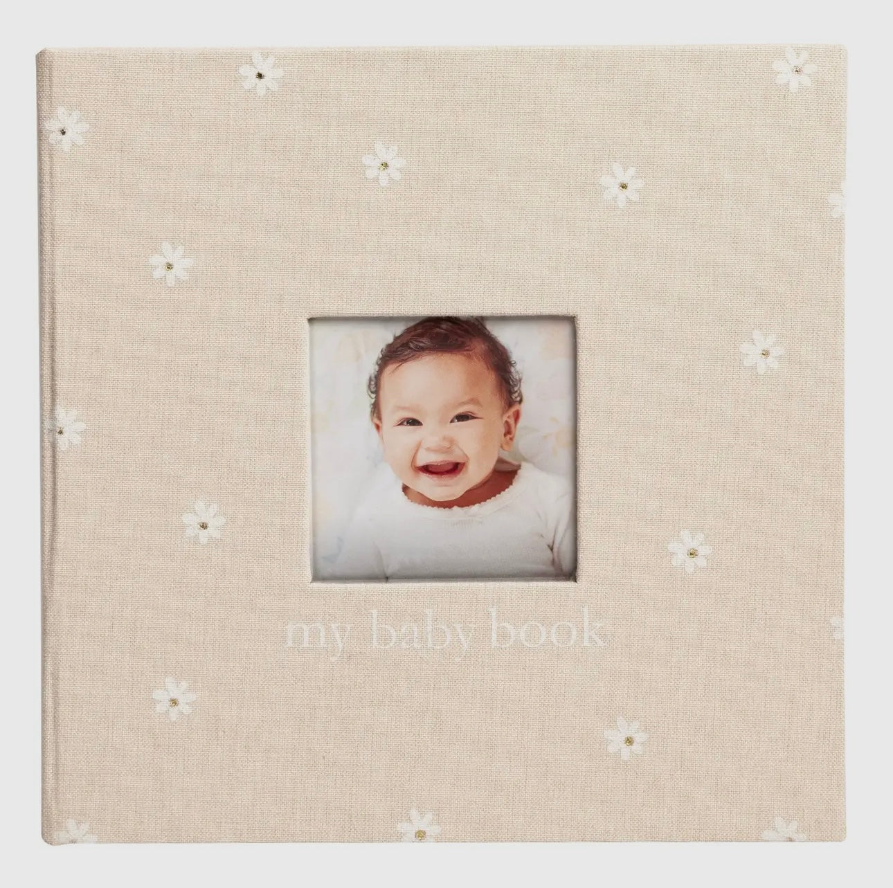 Daisy Print Square Memory Book