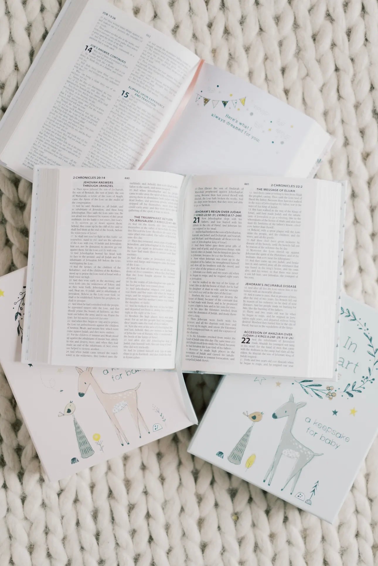 Kept In My Heart Bible - Blue