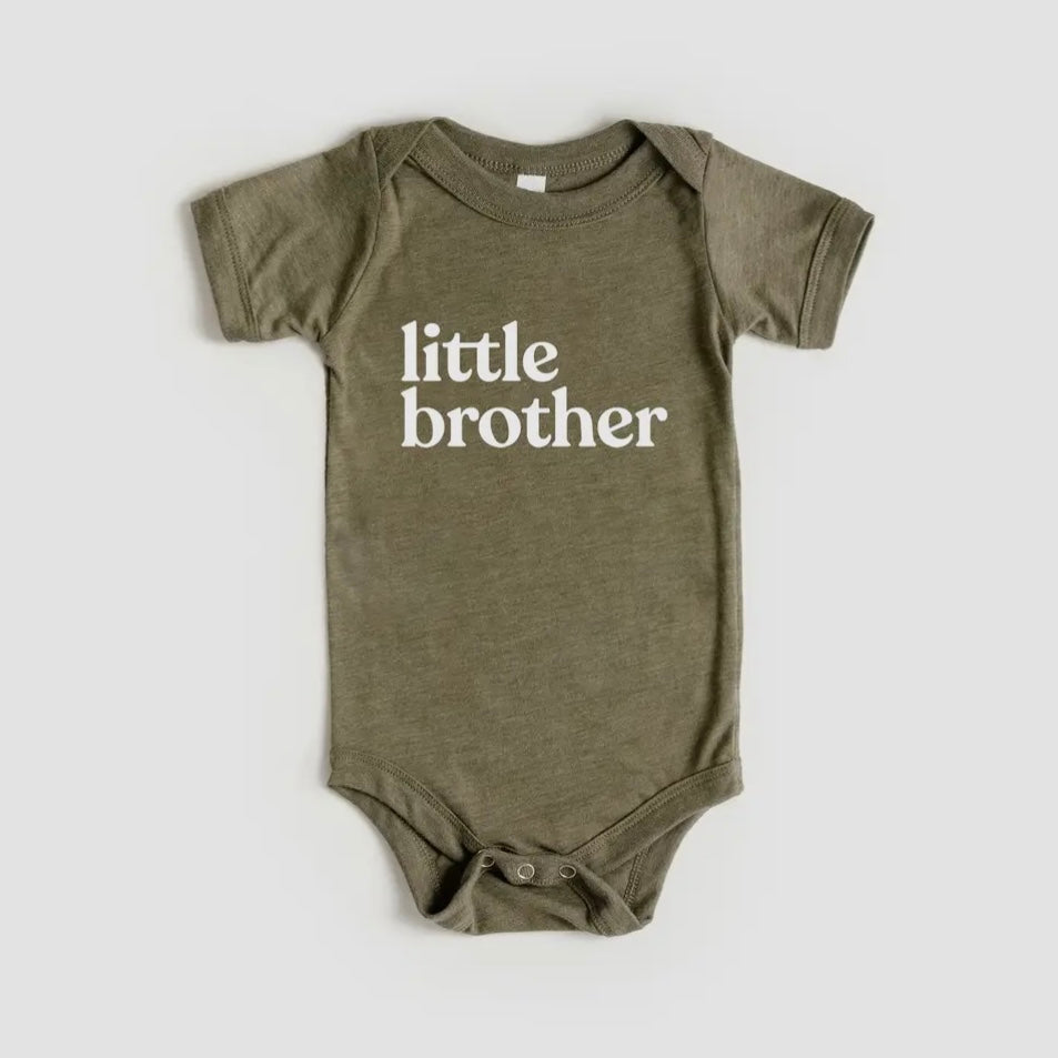 Little Brother Bodysuit - Olive