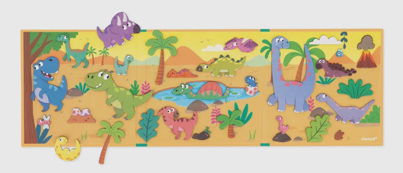 Magnetic Stories Book - Dinosaurs