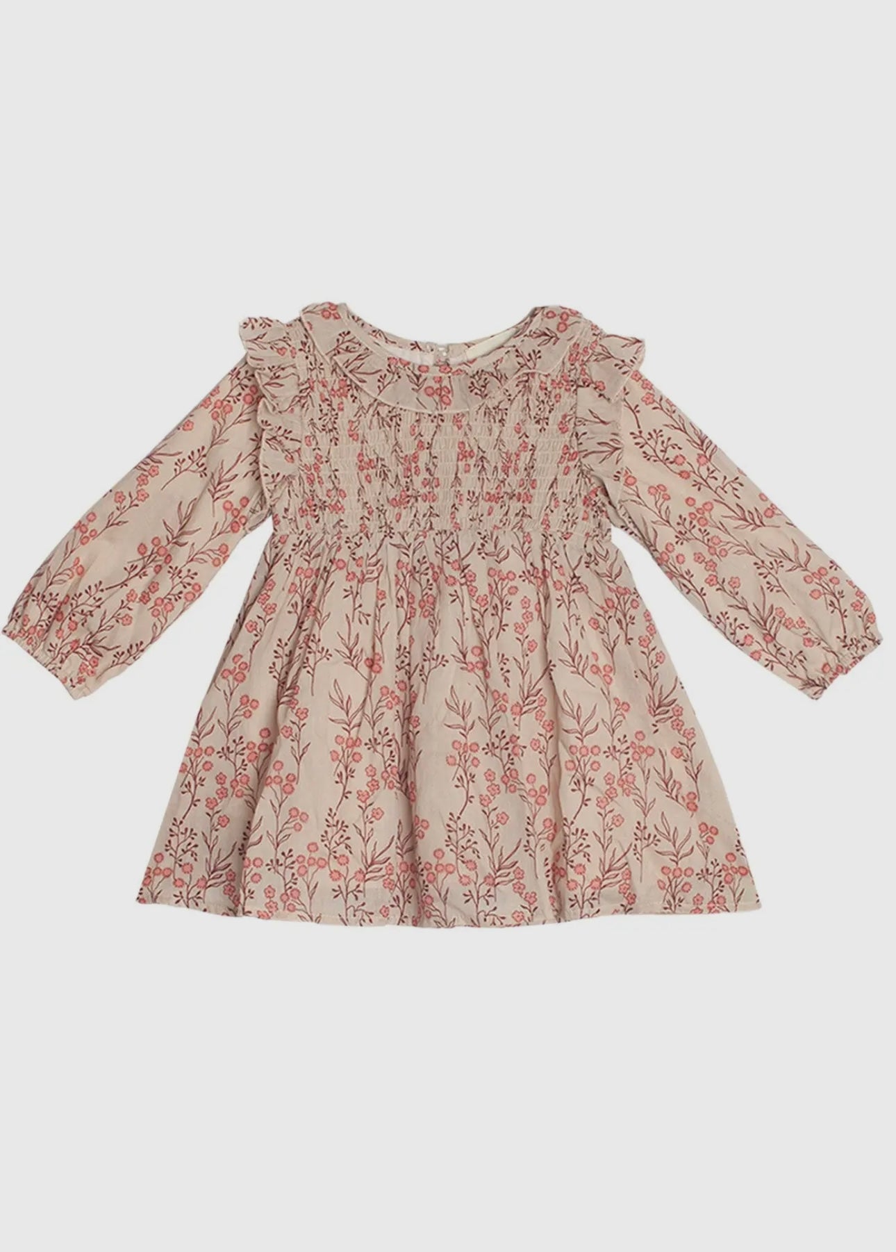 Autumn Floral Dress Long Sleeve - Baby