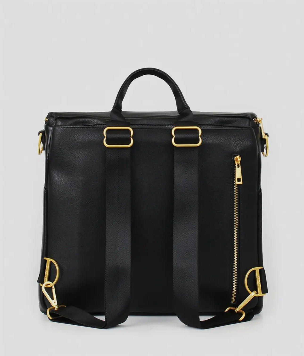 The Original Diaper Bag - Faux Leather Black