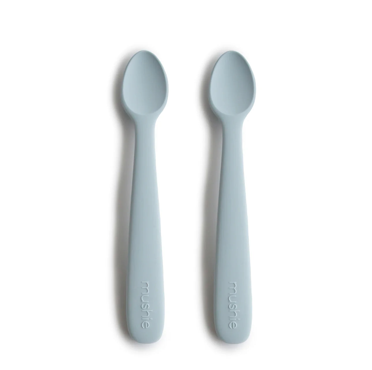 Silicone Feeding Spoons 2 pack - Powder Blue