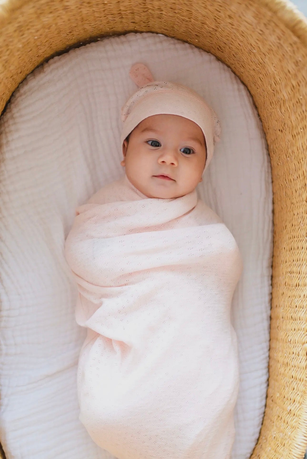 Cotton Candy Pointelle Blanket