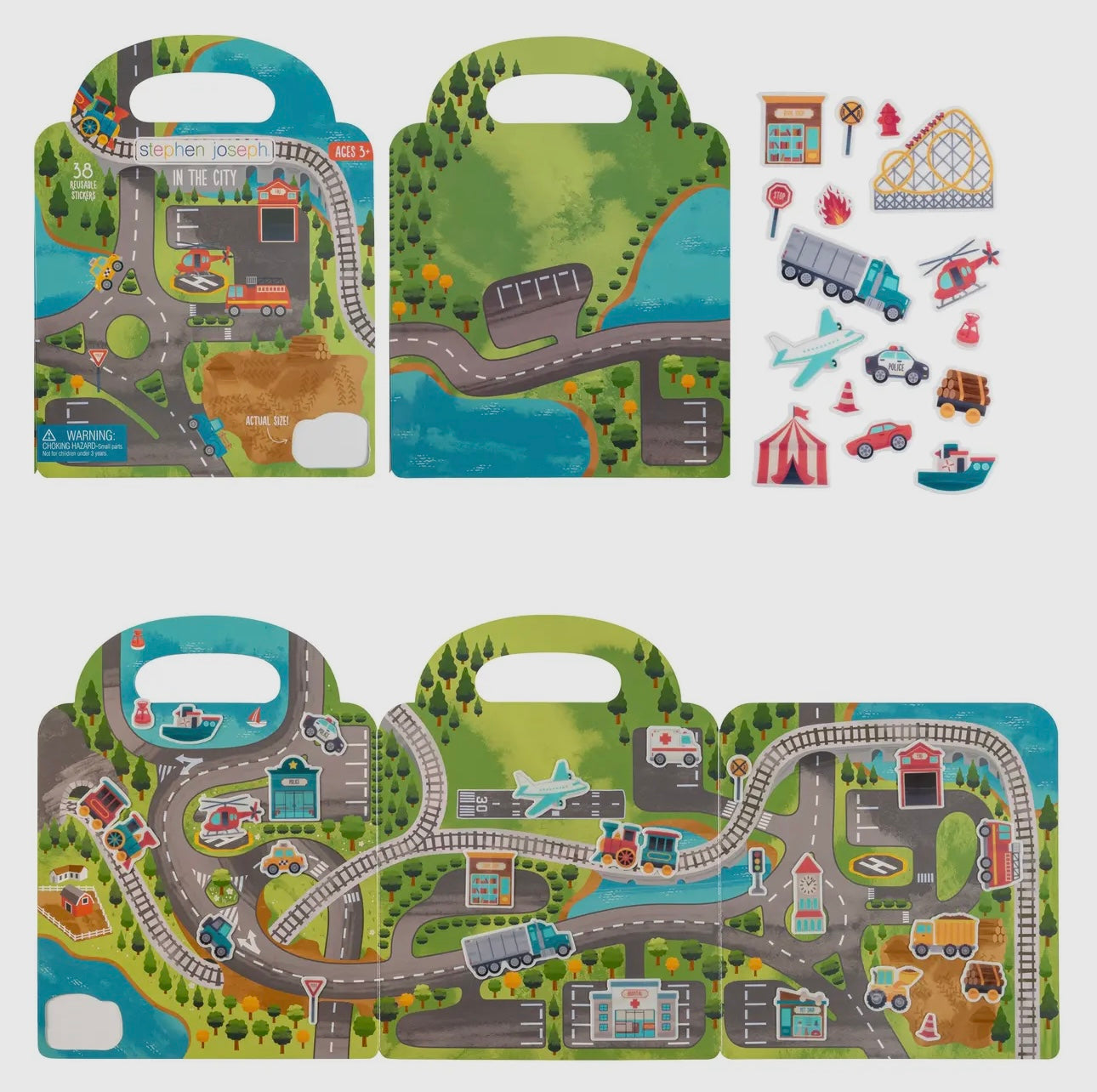 Reusable Sticker Book - City