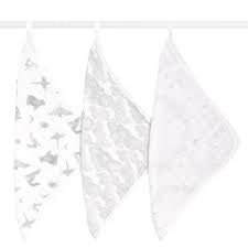Map The Stars 3-Pack organic washcloths