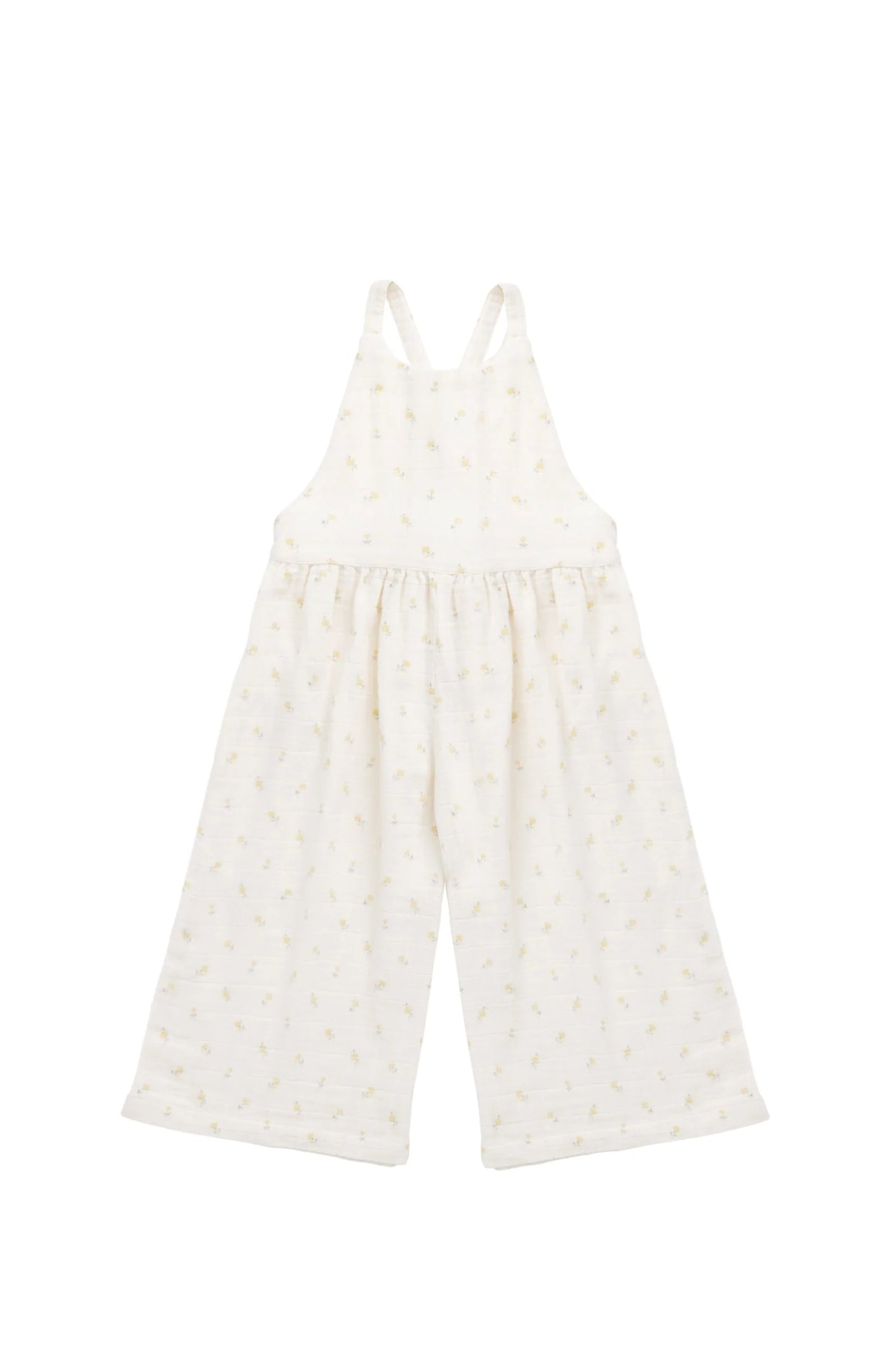 Organic Cotton Muslin Lana Jumpsuit - Vintage Ditsy