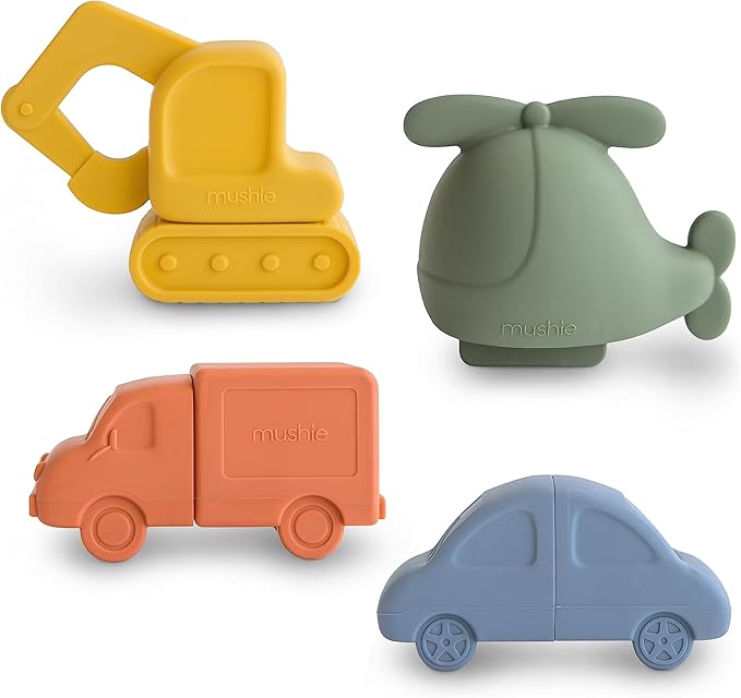 Vehicles Mold Free Bath Play Set-4 pack