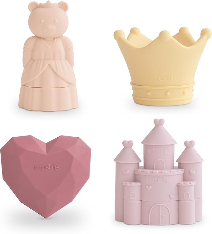 Princess Mold Free Bath Play Set-4 pack
