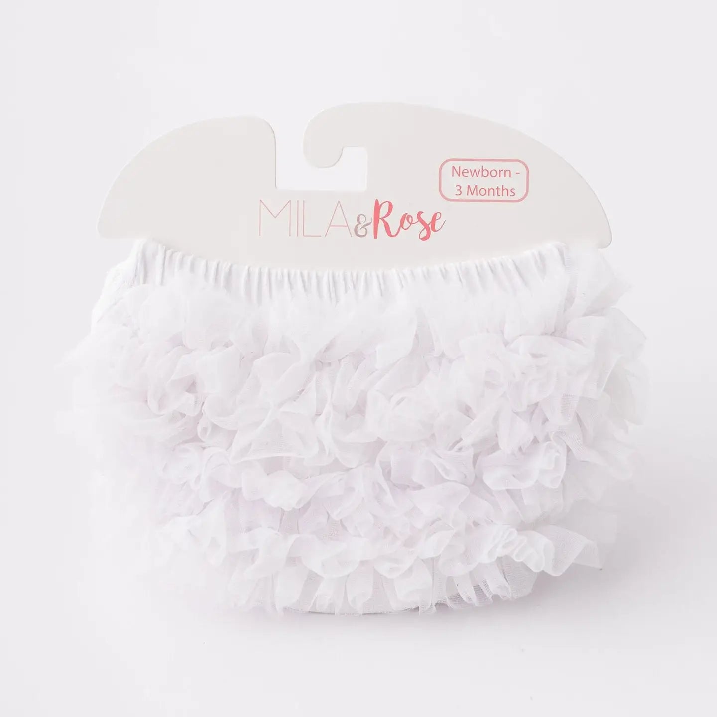 White Ruffle Bum Bloomer