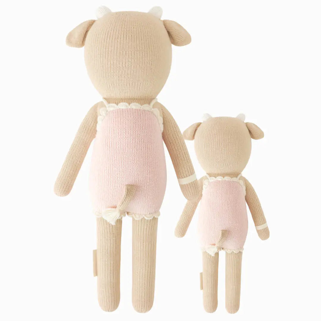 Ava The Cow 20”-Powder Pink