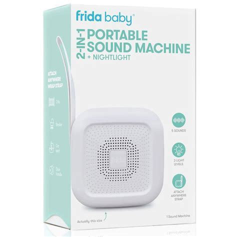 2-in-1 Portable Sound Machine +
Nightlight