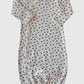 Blue Flower Organic Pointelle Gown