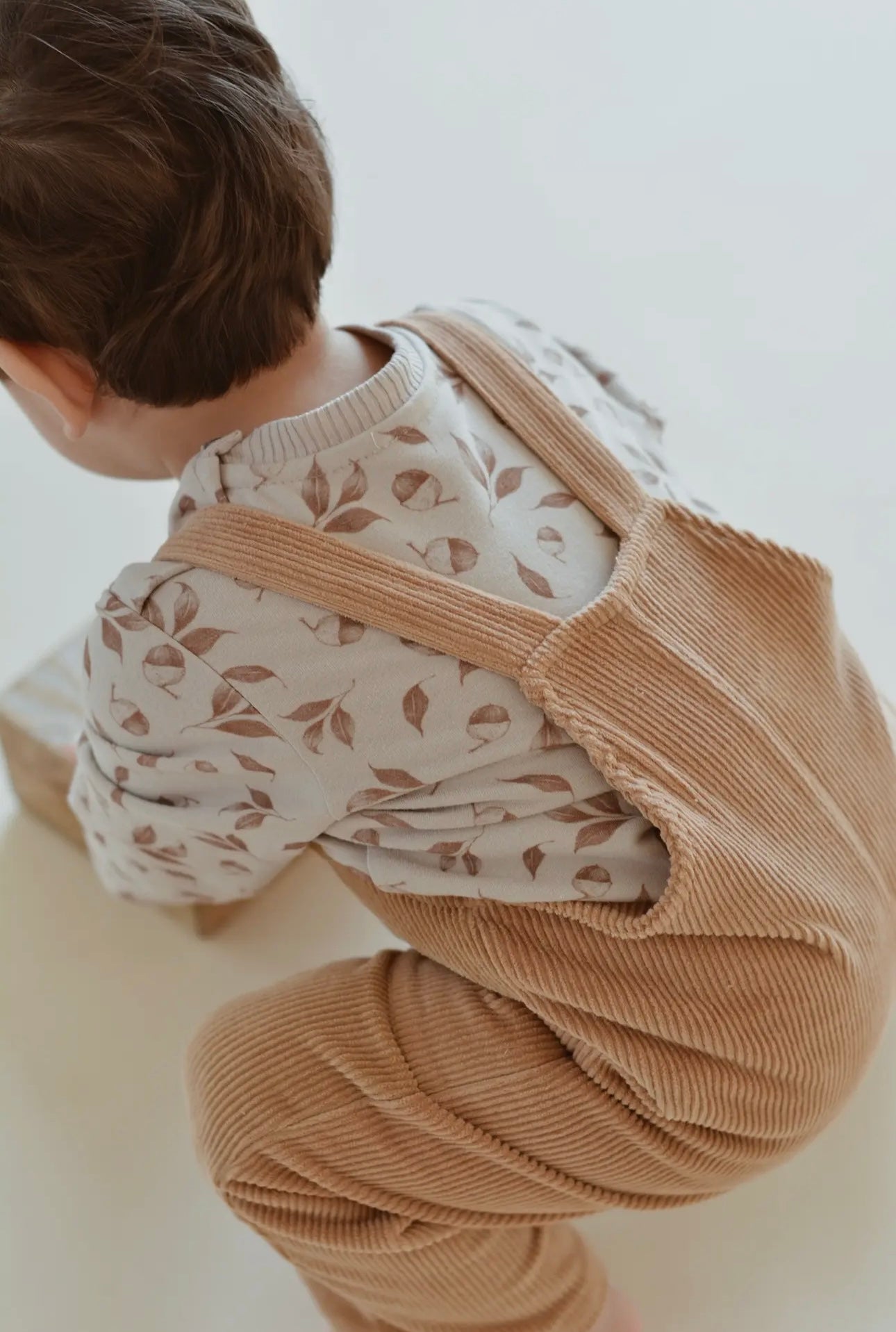 Eli Leaves Pattern Long Sleeve Shirt
