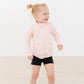 Zen Pink Full Zip Ruffle Active Jacket