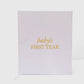 Baby’s First Year Memory Book & Photo Album - Lilac