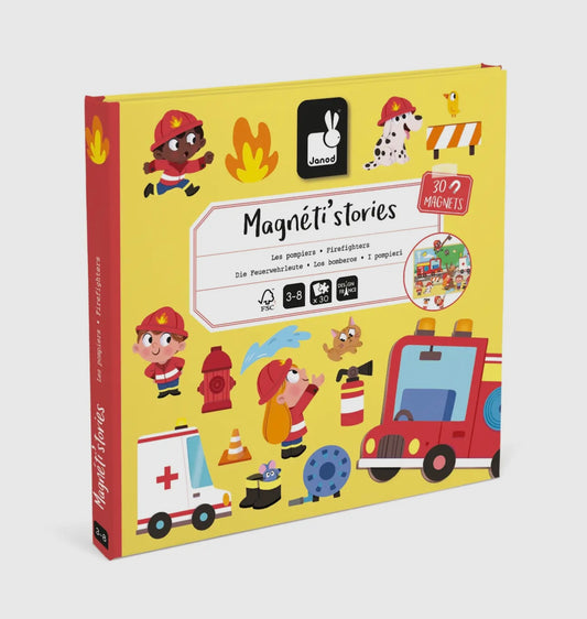 Magnetic Stories Book - Firefighters