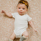 Muslin Swaddle Baby Blanket - Magnolia Tree Peach