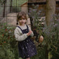 Gaia Corduroy Overall Floral Dress