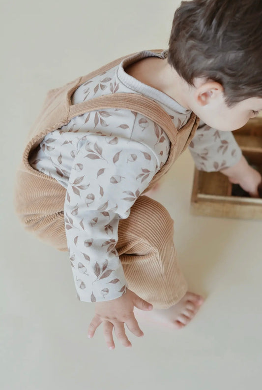 Eli Leaves Pattern Long Sleeve Shirt
