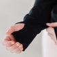 Balanced Black Full Zip Ruffle Active Jacket