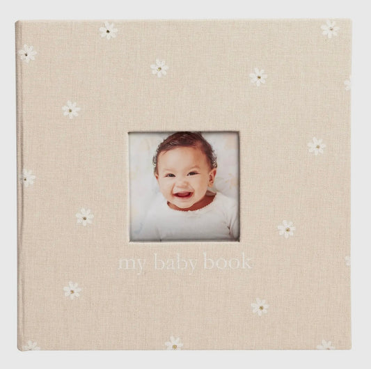 Daisy Print Square Memory Book