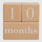 Natural Wooden Milestone Blocks