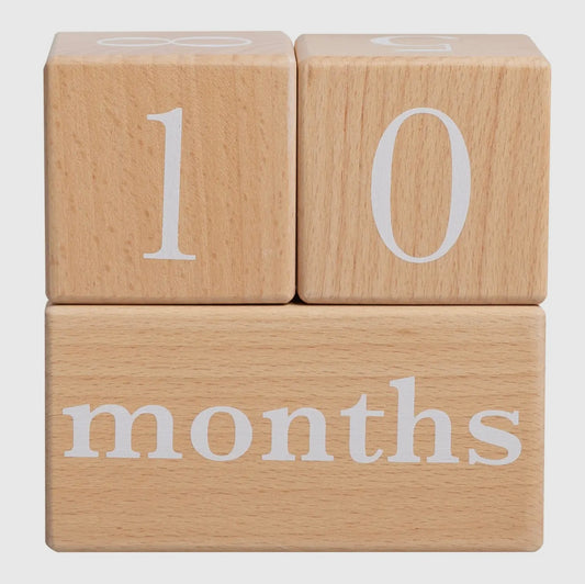 Natural Wooden Milestone Blocks