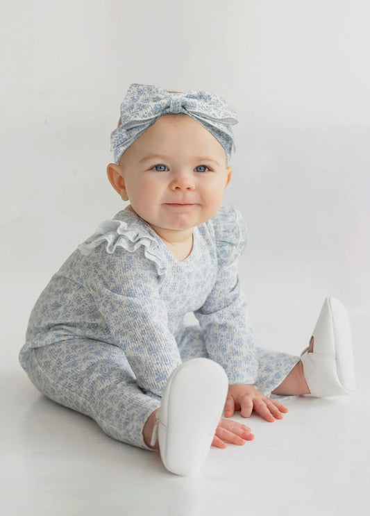 Hannah Romper Blue