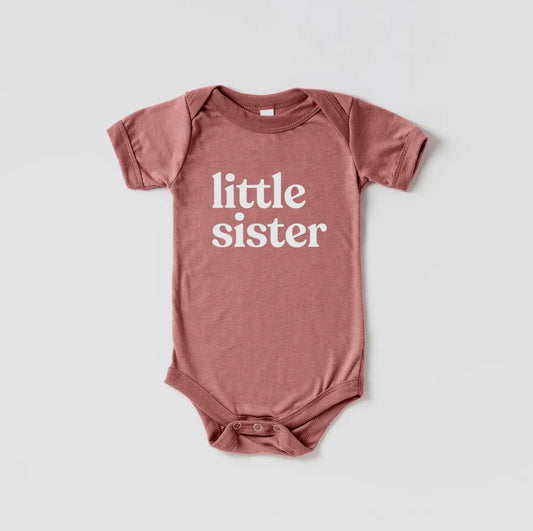 Little Sister Bodysuit - Mauve