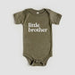 Little Brother Bodysuit - Olive