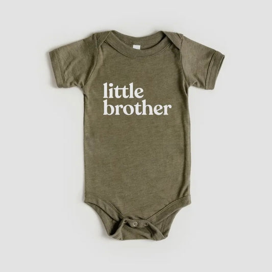 Little Brother Bodysuit - Olive