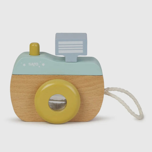 Kaleidoscope Wooden Camera - Mint
