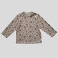 Eli Leaves Pattern Long Sleeve Shirt