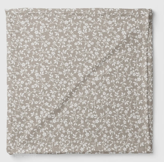 Muslin Swaddle Baby Blanket - Magnolia Tree Grey