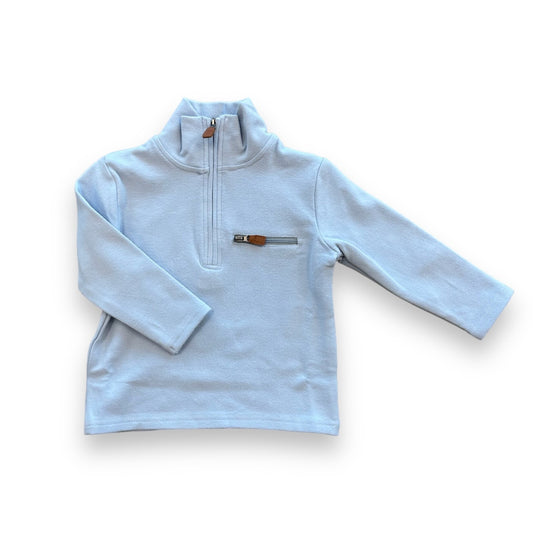 Kingston 1/4  zip Pullover- Blue
