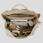 The Square Diaper Bag - Faux Leather Beige