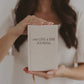 Tan One Line A Day Fabric Journal