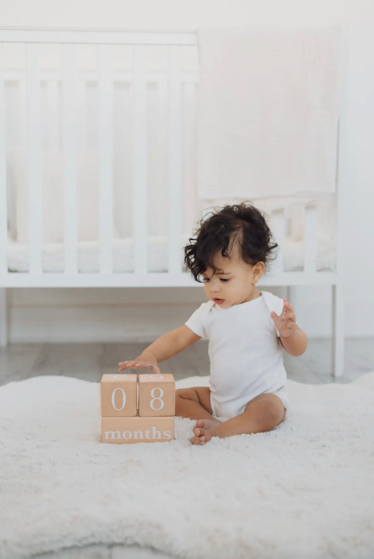 Natural Wooden Milestone Blocks