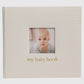Linen Baby Memory Book