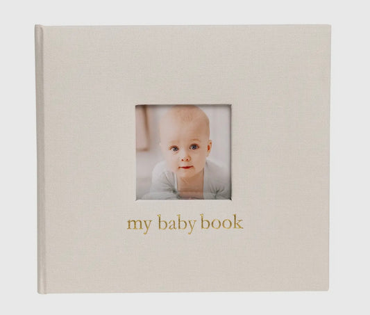 Linen Baby Memory Book