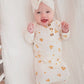 Knotted Baby Gown - Caramel Bloom