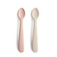 Silicone Feeding Spoons 2 pack - Blush Sifting Sand
