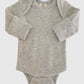 Heather Speckle Long Sleeve Bodysuit